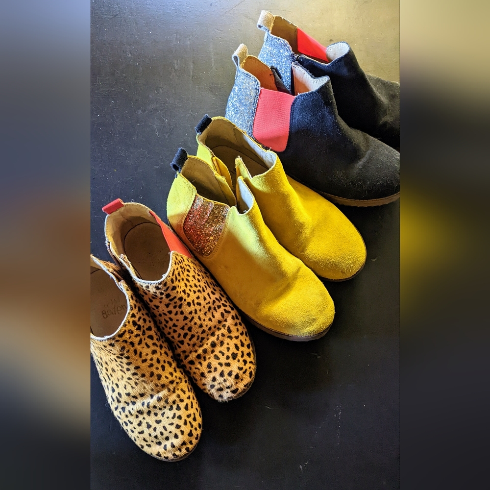 3 pairs of EUC Mini Boden big girls, women's shoes